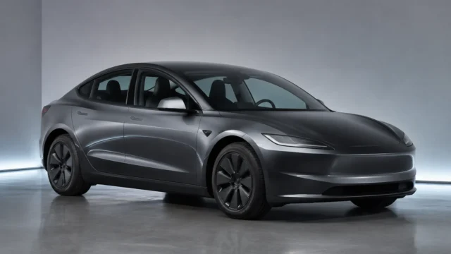 2023 Tesla Model 3 front three-quarter view