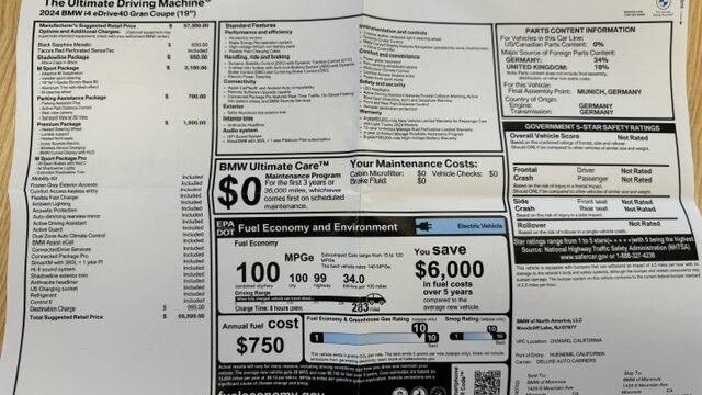 Harry BMW I4-MSRP
